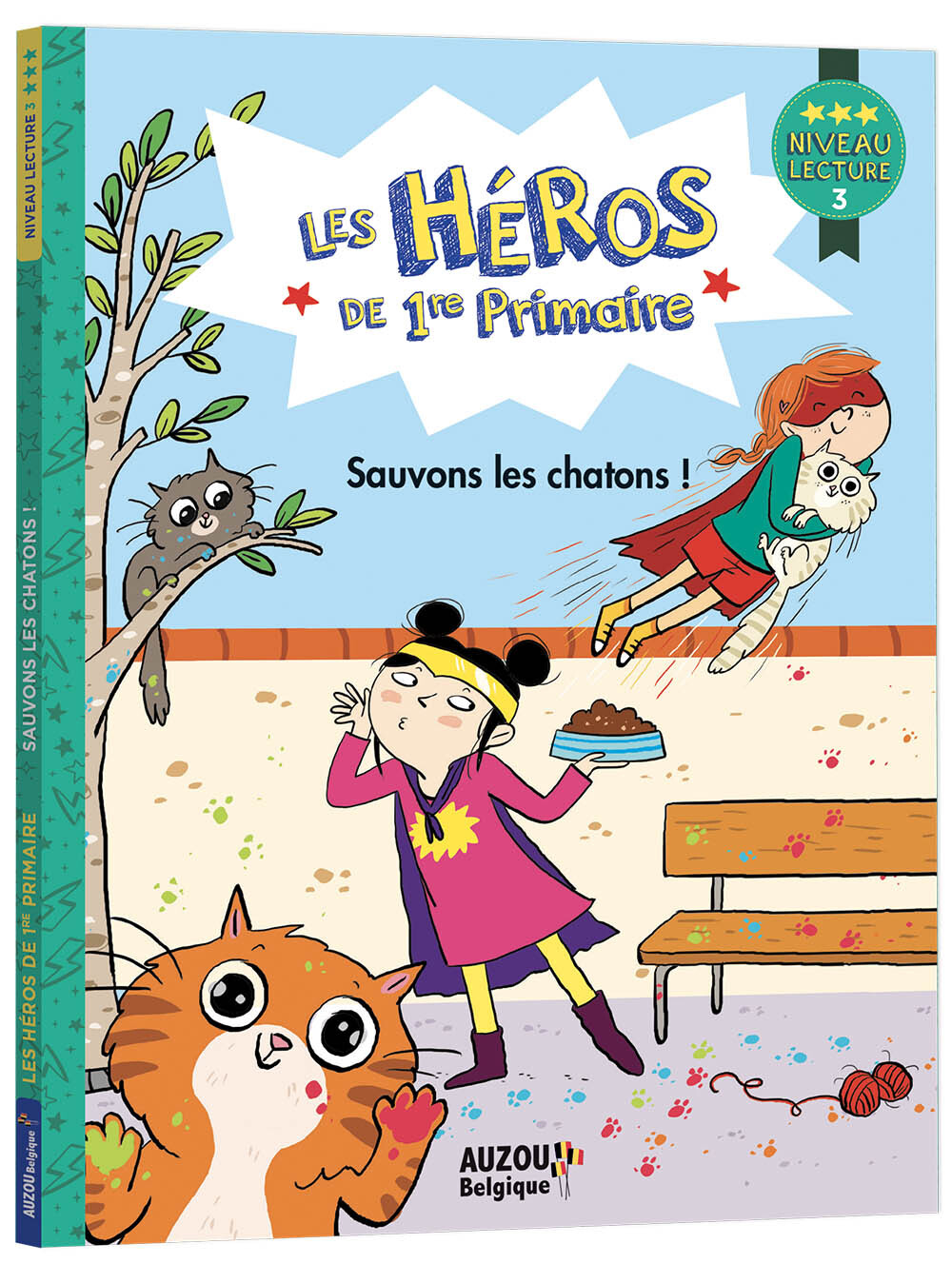 LES HEROS DU CP - LES HEROS DE 1RE PRIMAIRE - NIVEAU 3 - SAUVONS LES CHATONS !