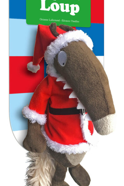 MA PELUCHE LOUP HABILLEE NOËL