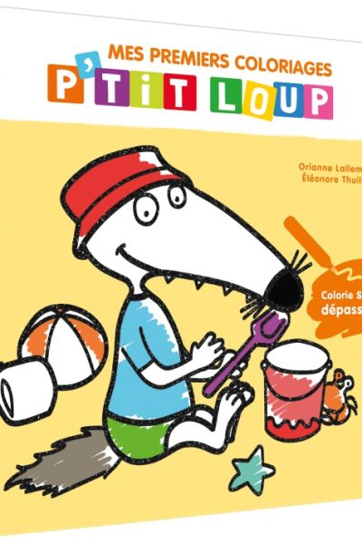 MES PREMIERS COLORIAGES P TIT LOUP LES VACANCES