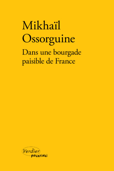 DANS UNE BOURGADE PAISIBLE DE FRANCE