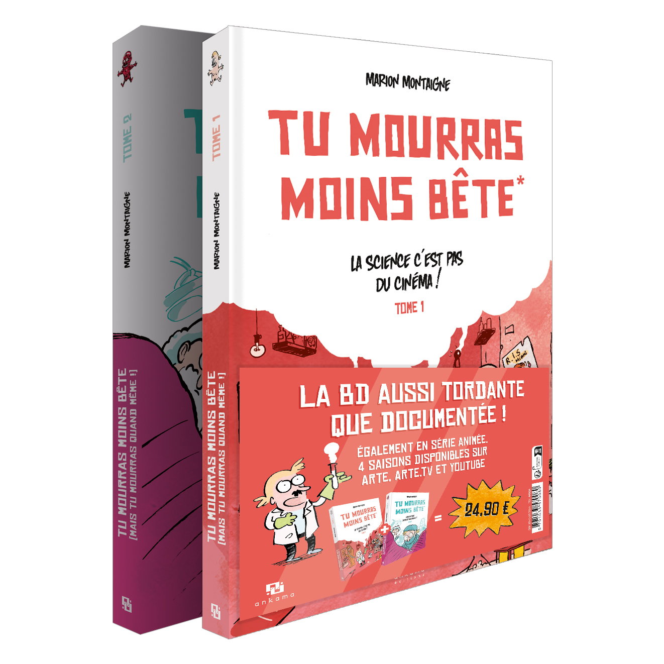 PACK DECOUVERTE TU MOURRAS MOINS BÊTE T01-02