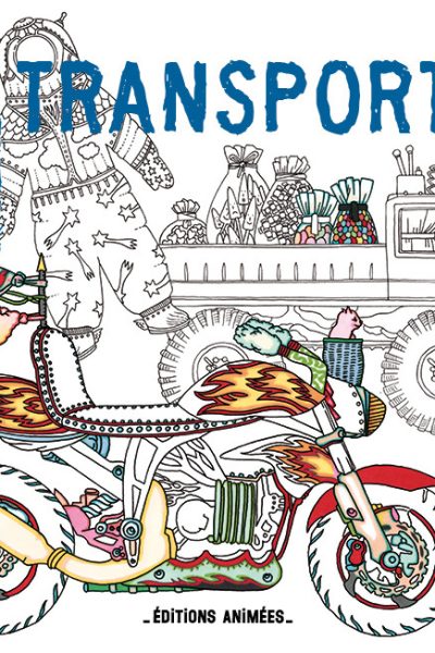 LES TRANSPORTS  CAHIER DE DESSIN ANIME