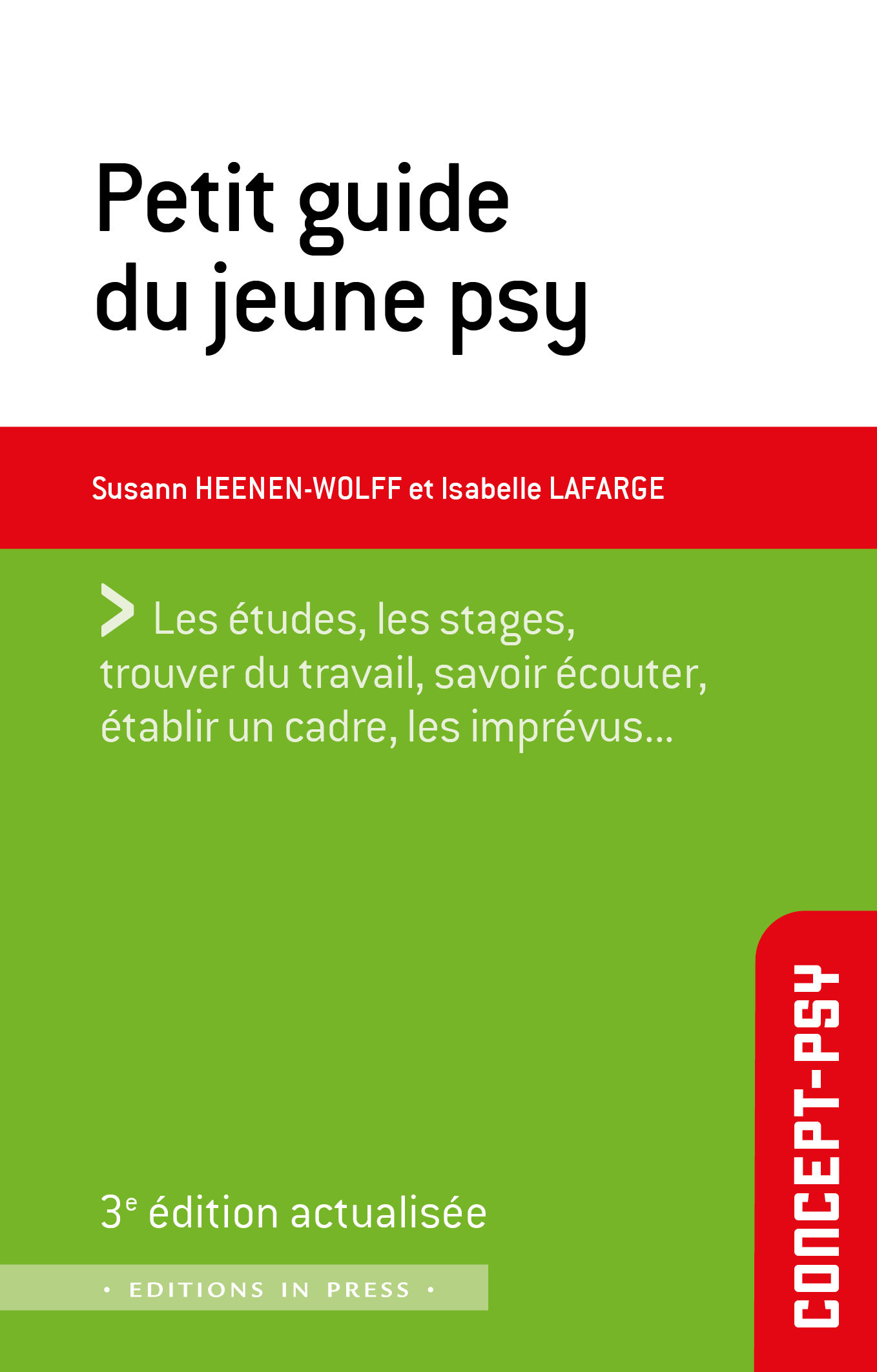 PETIT GUIDE DU JEUNE PSY 3EME EDITION REACTUALISEE