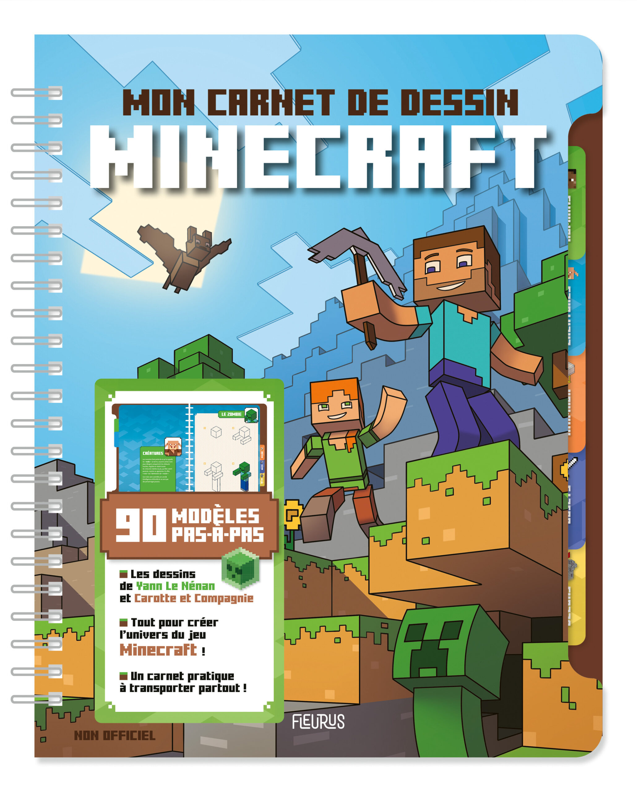 MINECRAFT - 90 MODELES EN PAS-A-PAS