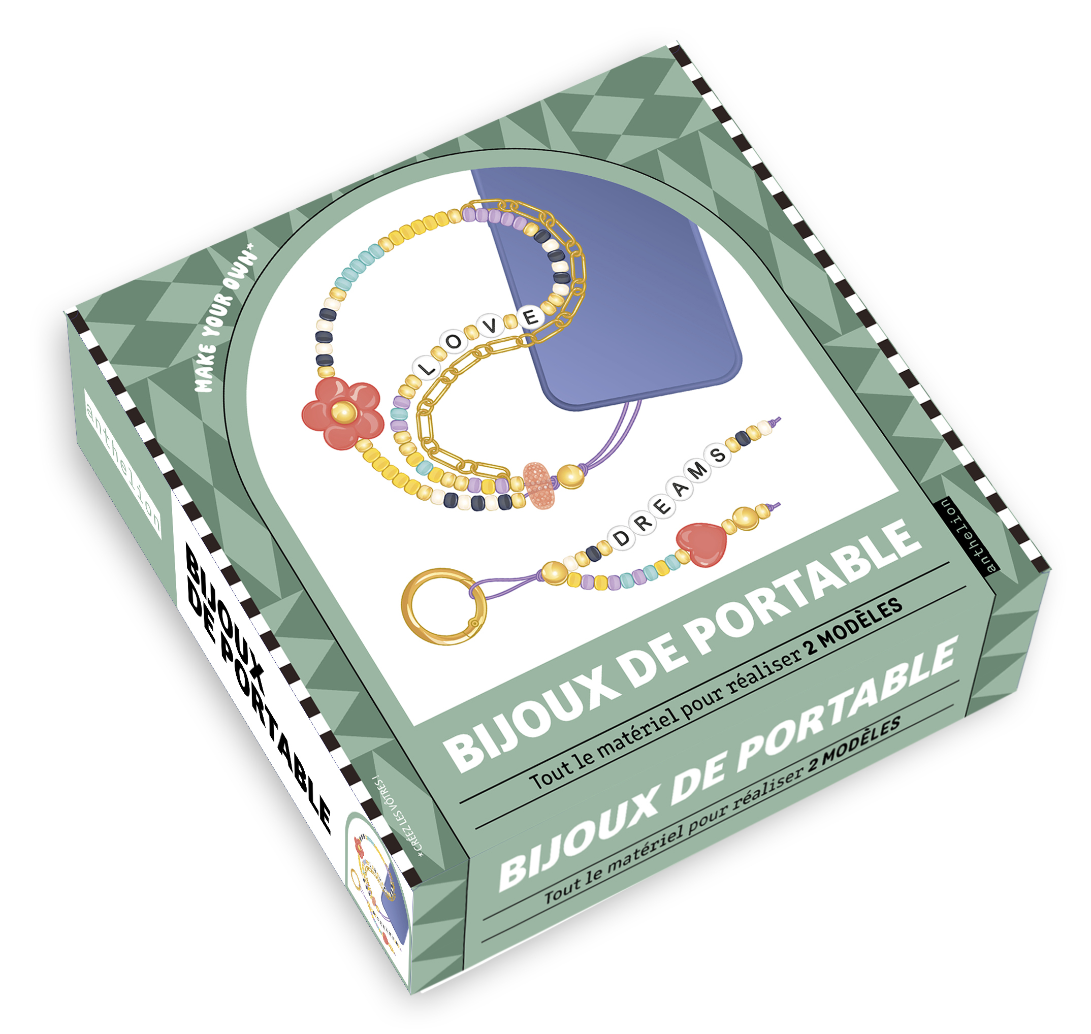 2 MODELES BIJOUX DE PORTABLE - MAKE YOUR OWN