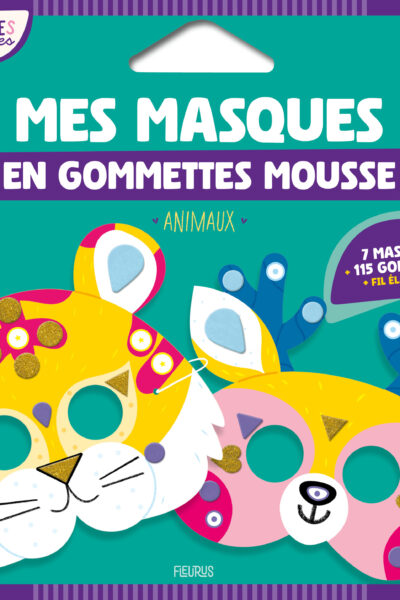 MES MASQUES EN GOMMETTES MOUSSE