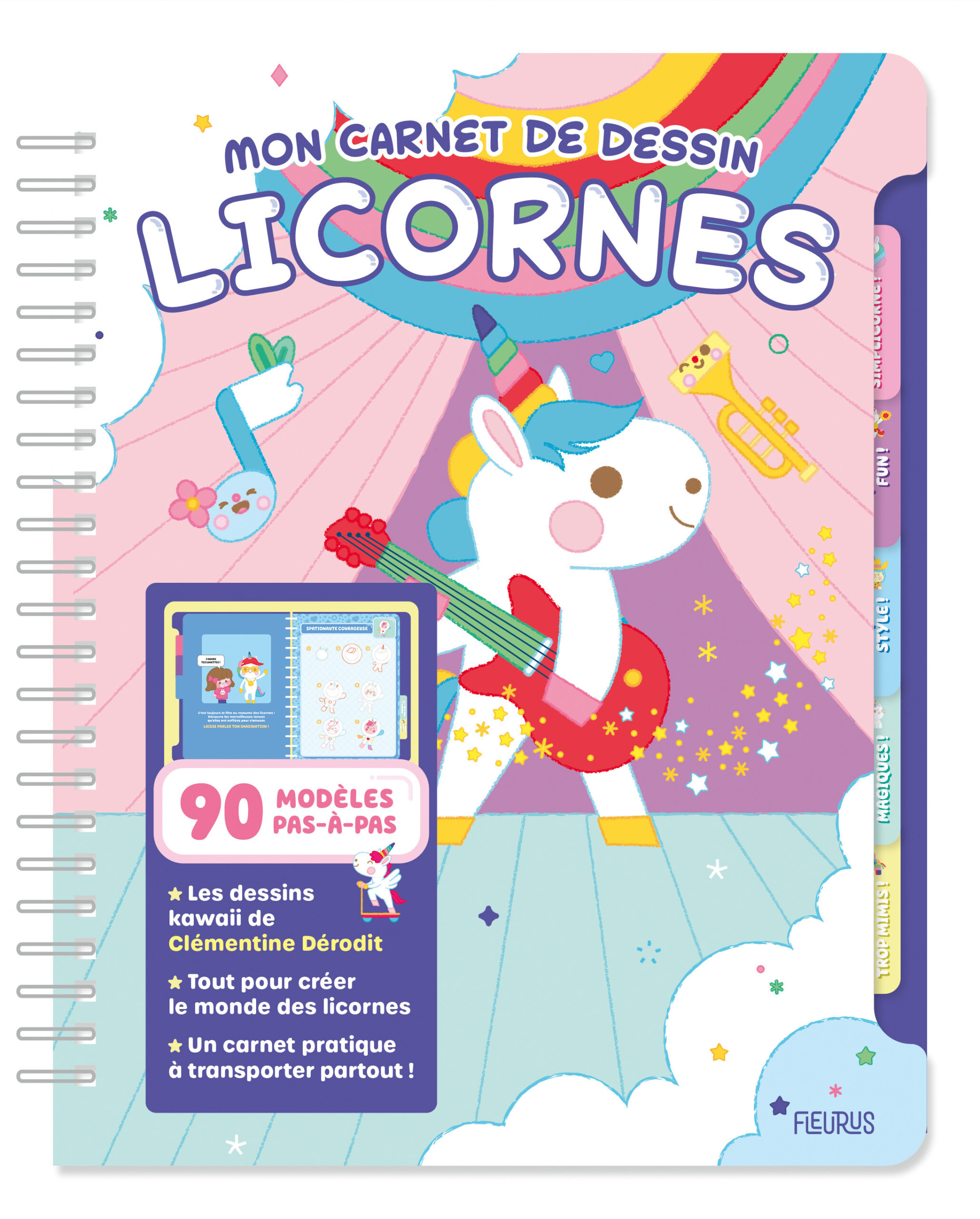 LICORNES - 90 MODELES EN PAS-A-PAS