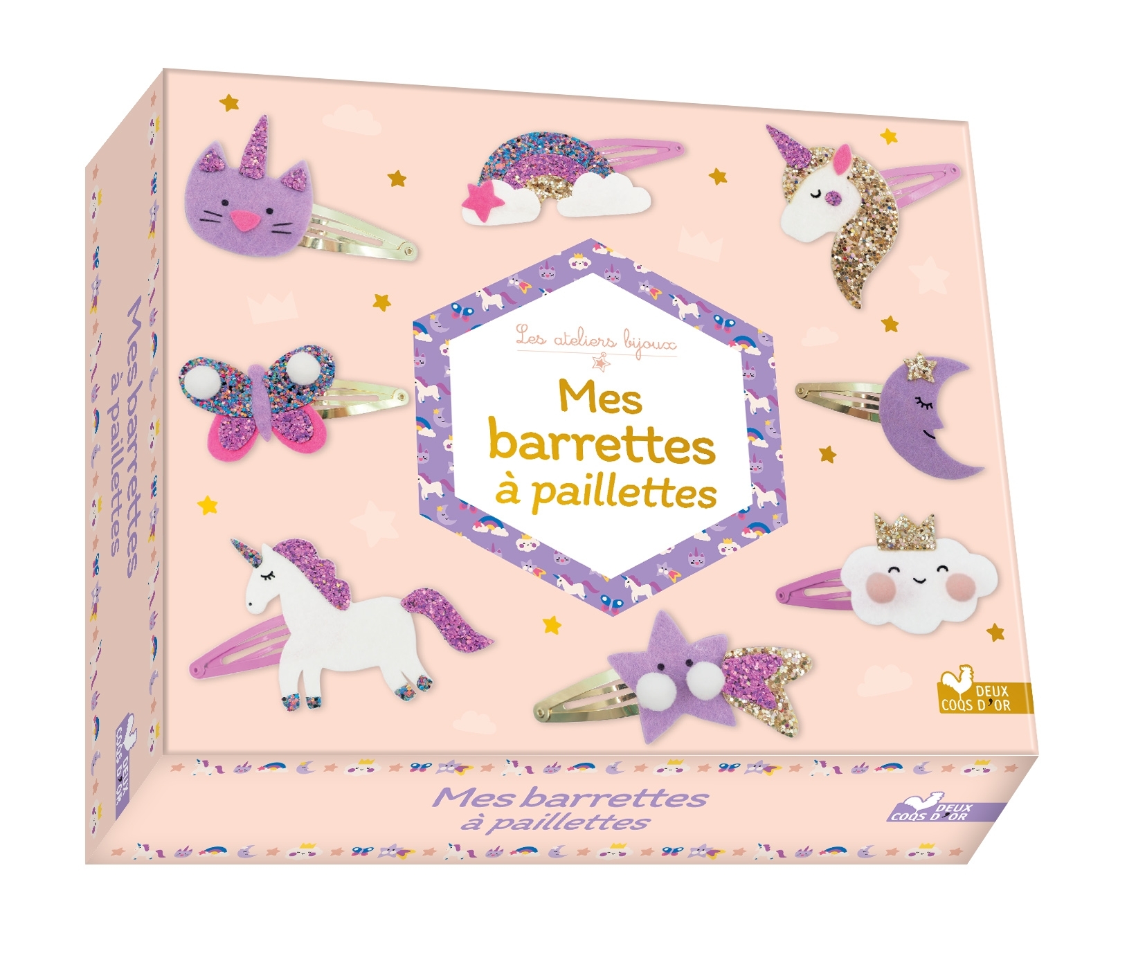 MES BARRETTES A PAILLETTES - COFFRET AVEC ACCESSOIRES