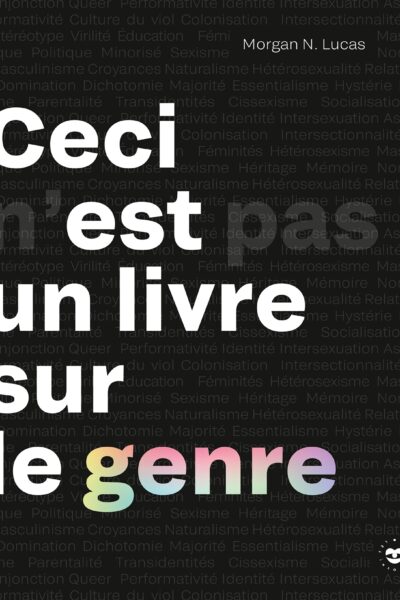 CECI N'EST PAS UN LIVRE SUR LE GENRE
