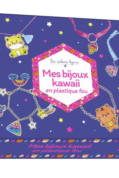 MES BIJOUX KAWAII EN PLASTIQUE FOU - COFFRET AVEC ACCESSOIRES