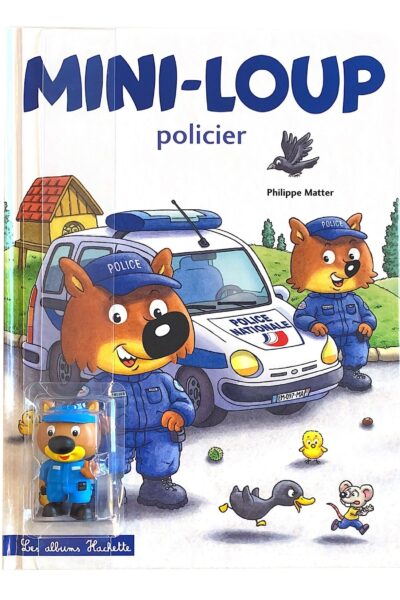 MINI-LOUP POLICIER AVEC FIGURINE
