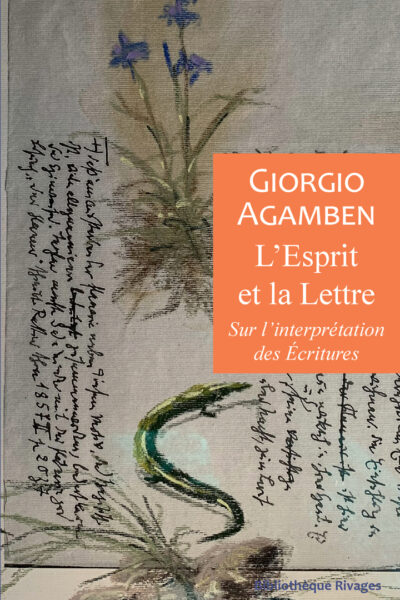 L'ESPRIT ET LA LETTRE