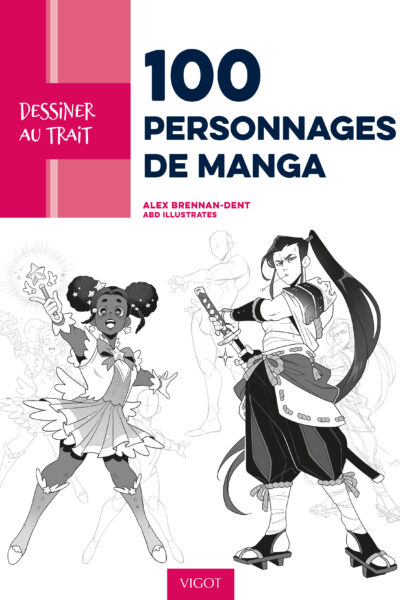 100 PERSONNAGES DE MANGA - ILLUSTRATIONS, COULEUR