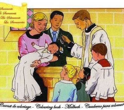 LES SACREMENTS   CARNET DE COLORIAGE