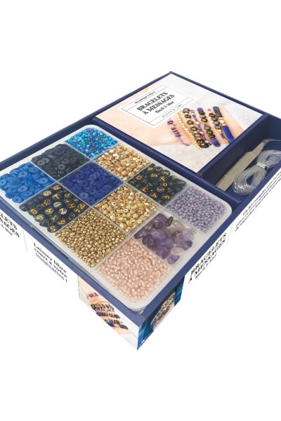 MA FABRIQUE A BIJOUX BLUE & BLACK - BRACELETS A MESSAGES