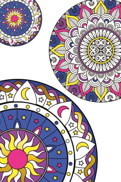 MANDALAS MAGIQUES - 50 MARQUE-PAGES A COLORIER