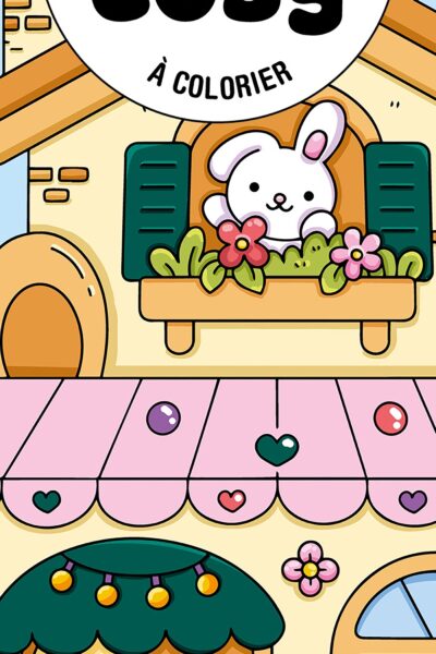 40 MARQUE-PAGES - MA PETITE MAISON COSY A COLORIER