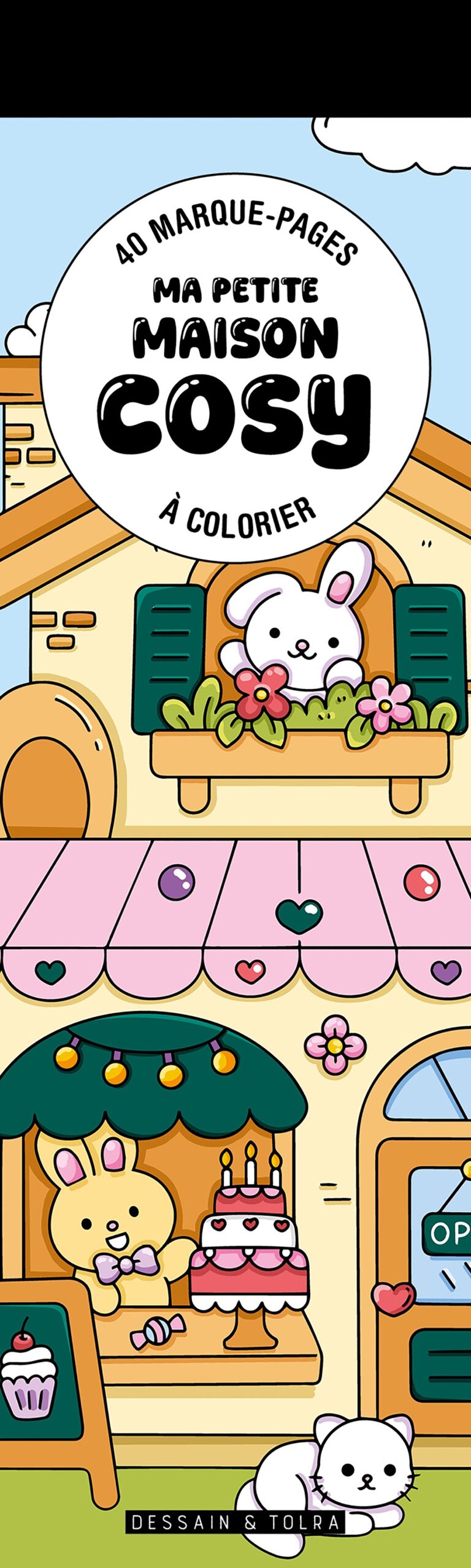 40 MARQUE-PAGES - MA PETITE MAISON COSY A COLORIER