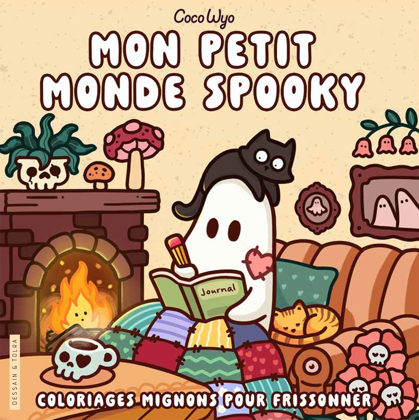MON PETIT MONDE SPOOKY - COLORIAGES MIGNONS POUR FRISSONNER