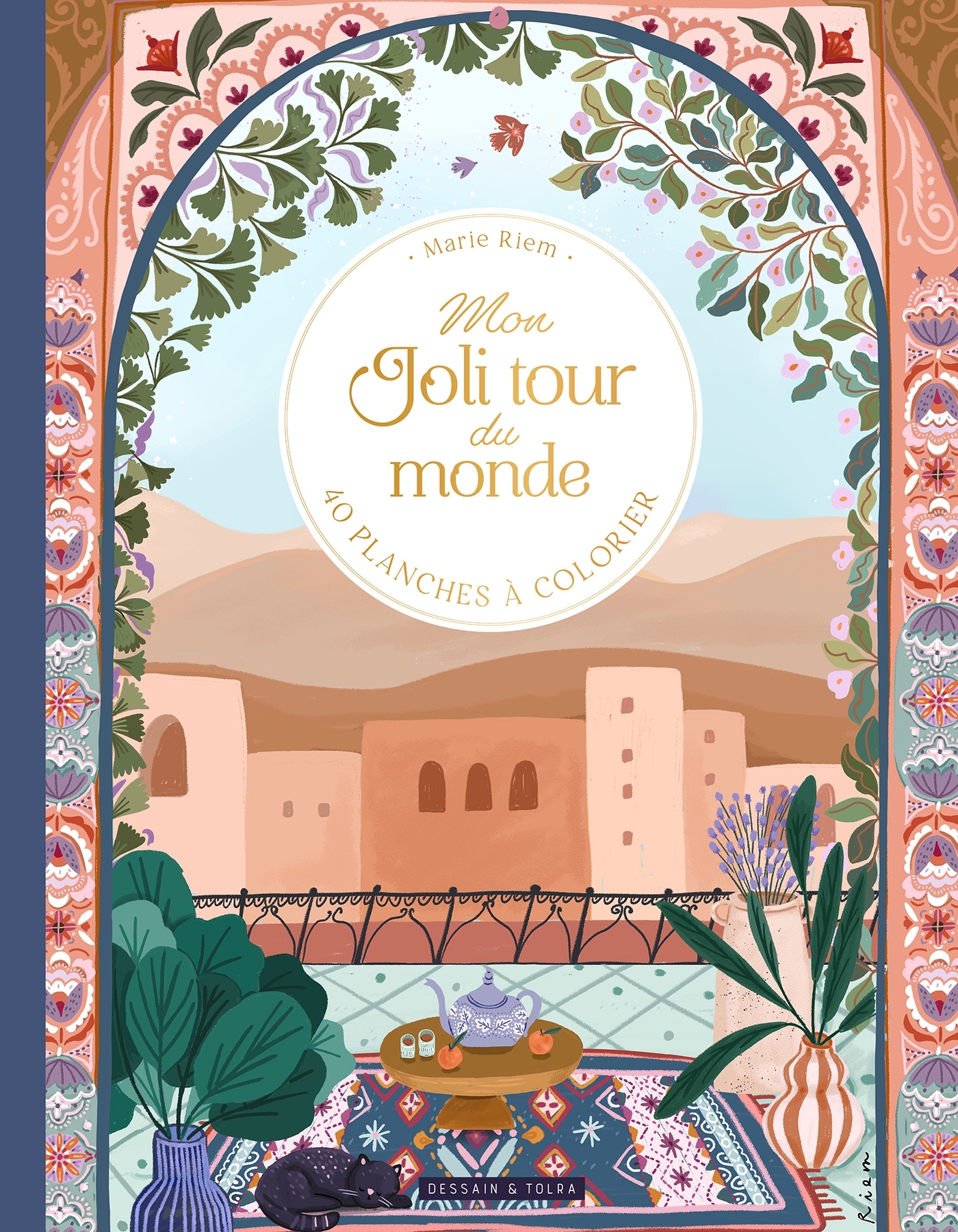 COLORIAGE LUXE - MON JOLI TOUR DU MONDE