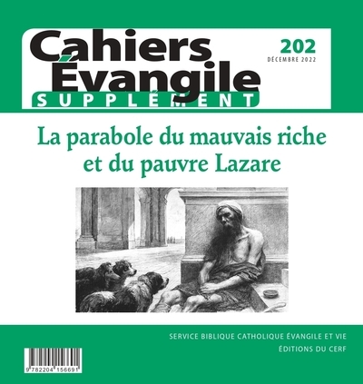LA PARABOLE DU MAUVAIS RICHE ET DU PAUVRE LAZARE (SUPPLÉMENT CAHIER ÉVANGILE 202)
