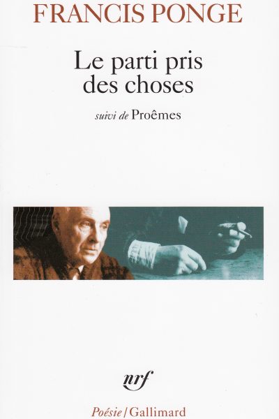 LE PARTI PRIS DES CHOSES  - PROEMES   16