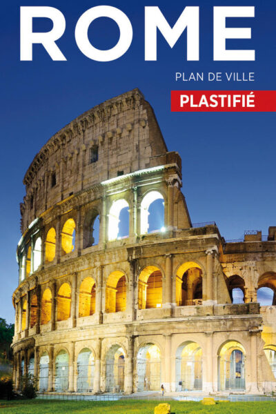 ROME PLAN DE VILLE PLASTIFIE