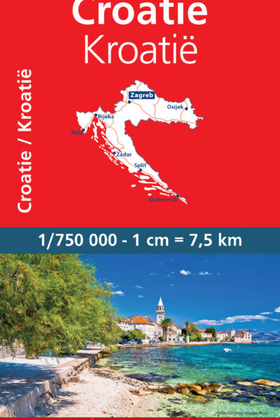 CROATIE - KROATIË 757 NATIONAL 1/750000