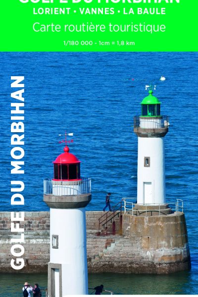 CARTE ROUTIERE TOURISTIQUE GOLFE DU MORBIHAN ET SA REGION