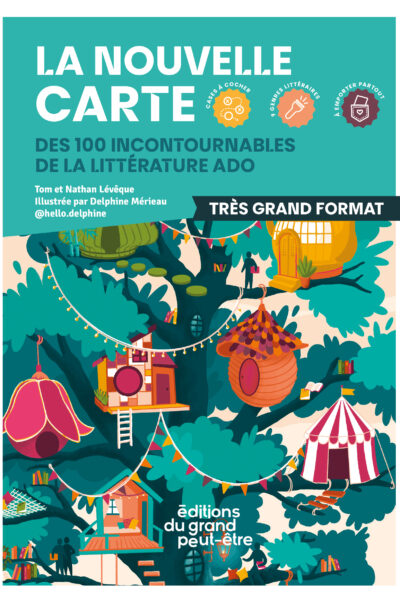 LA NOUVELLE CARTE DES 100 INCONTOURNABLES DE LA LITTERATURE ADO