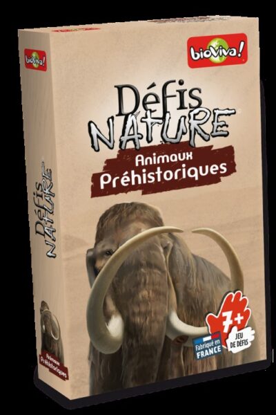 DEFIS NATURE - ANIMAUX PREHISTOIRE 7+