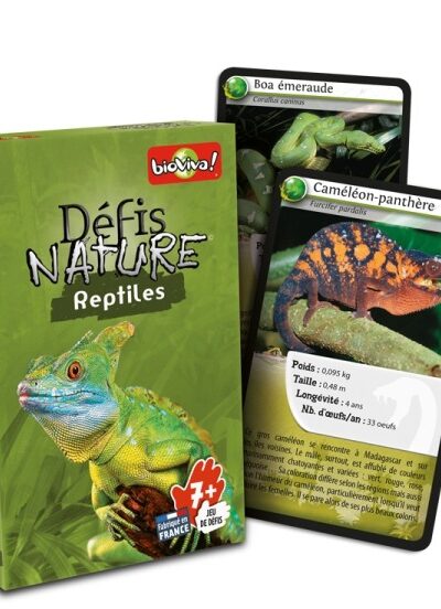 DEFIS NATURE - REPTILES CARTES 7+