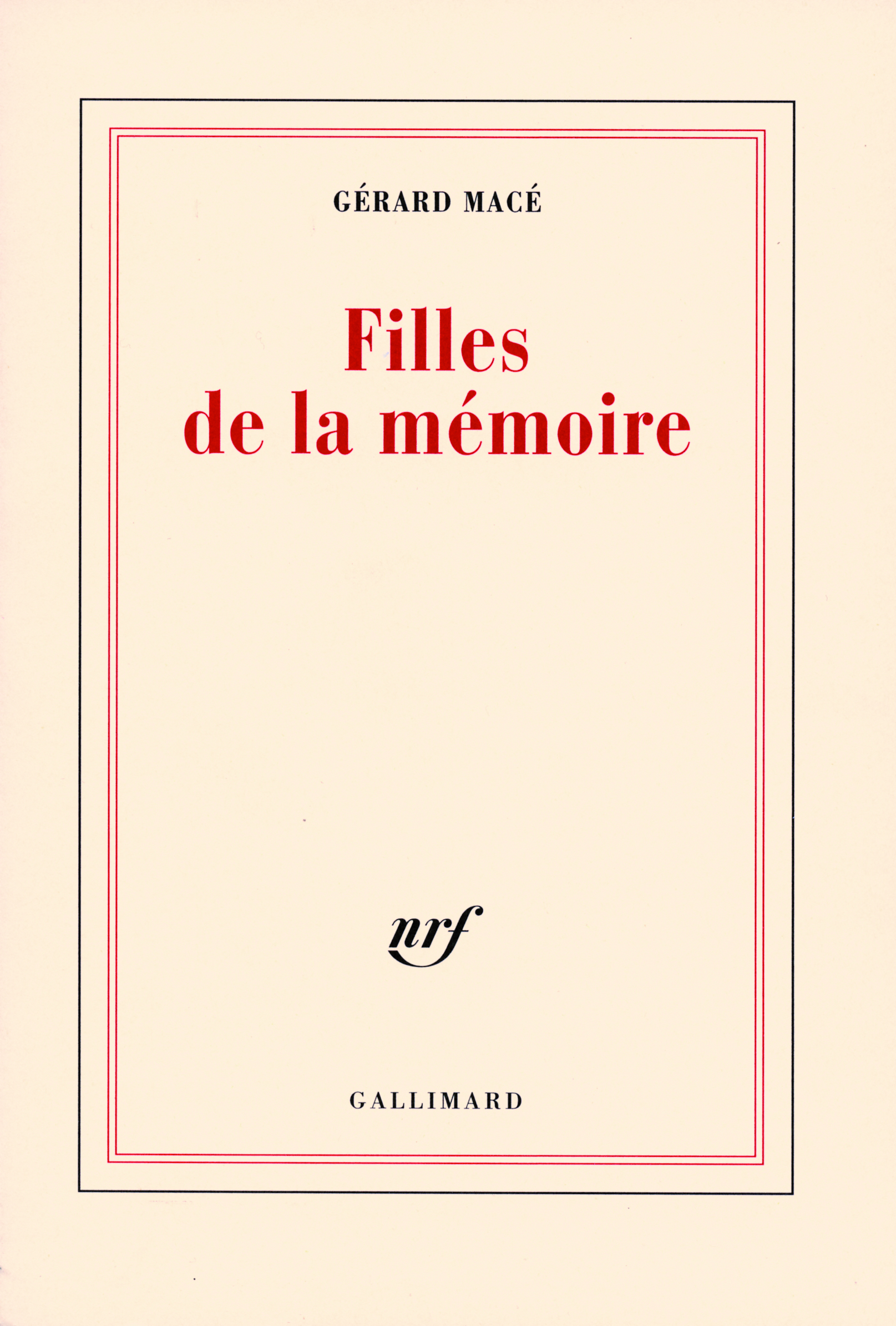 FILLES DE LA MEMOIRE