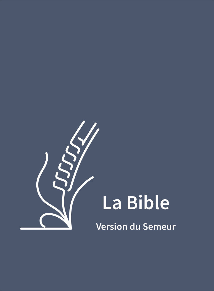 LA BIBLE DU SEMEUR 2015 TEXTILE SOUPLE, BLEUE AVEC TRANCHE BLANCHE
