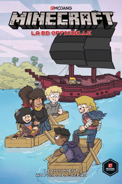 MINECRAFT LA BD OFFICIELLE T02 : LE MONUMENT AU FOND DE L'OCEAN