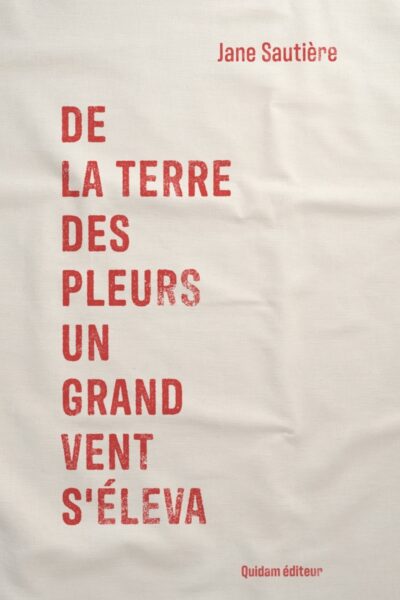 DE LA TERRE DES PLEURS UN GRAND VENT S'ELEVA