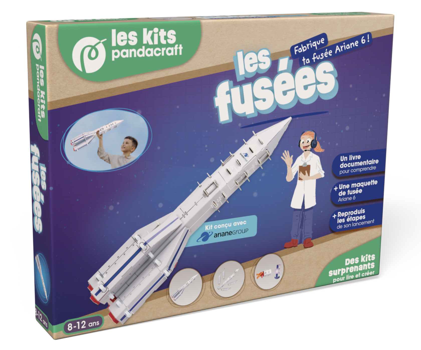 LES FUSEES - KIT PANDACRAFT 8-12 ANS