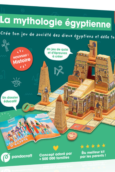 LA MYTHOLOGIE EGYPTIENNE - KIT LUDO-EDUCATIF 8-12 ANS - CREE TON JEU DE SOCIETE DES DIEUX EGYPTIENS