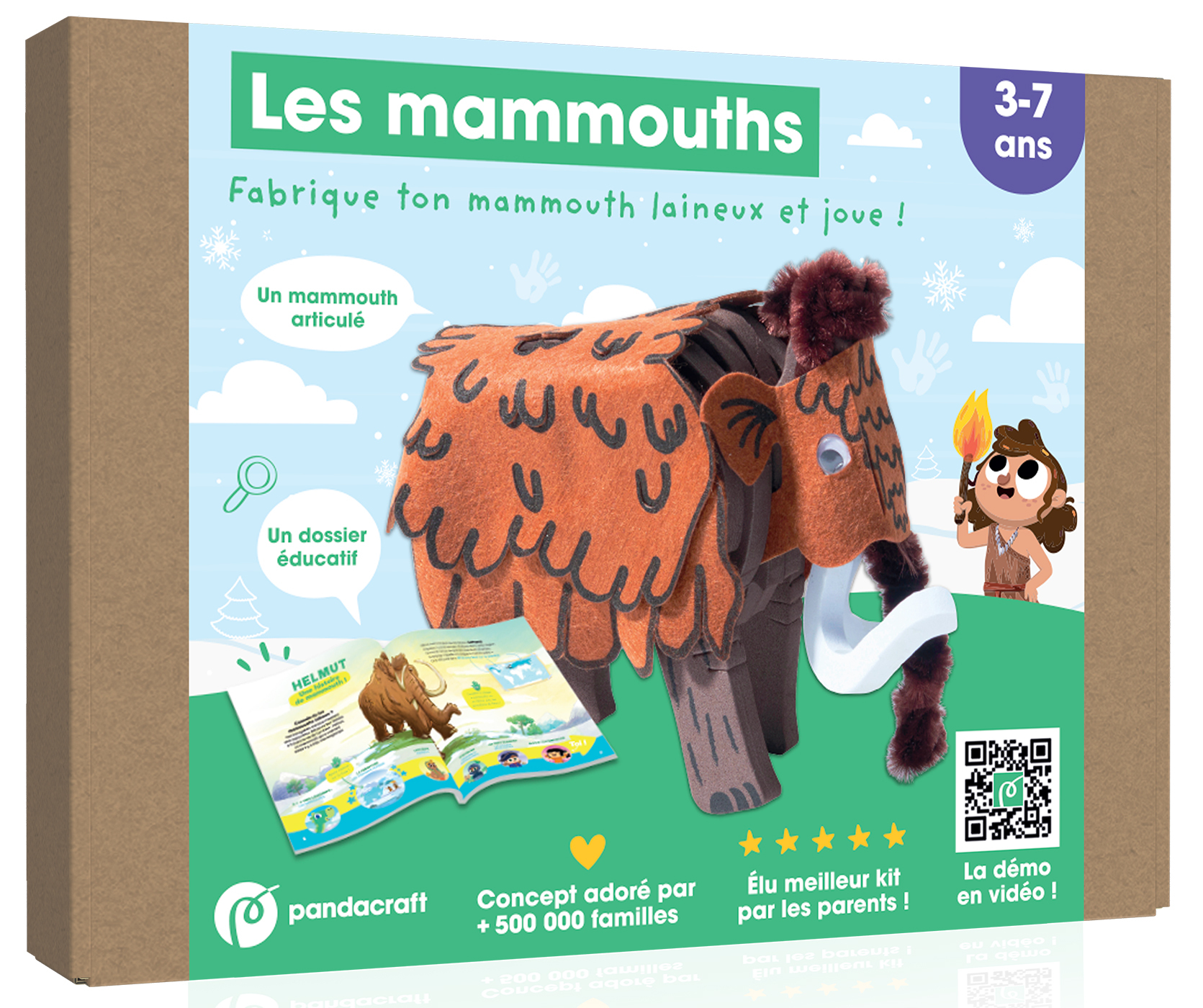 LES MAMMOUTHS - KIT LUDO-EDUCATIF 3-7 ANS