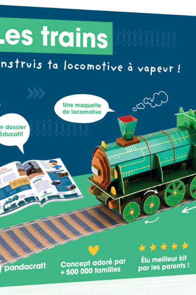 LES TRAINS - KIT LUDO-EDUCATIF 8-12 ANS