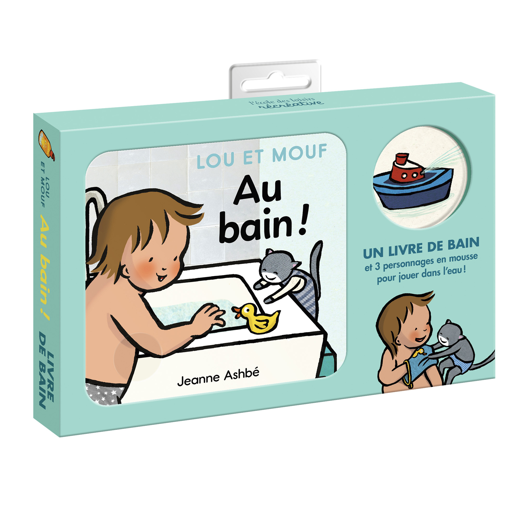 LOU ET MOUF, AU BAIN ! (LIVRE DE BAIN)