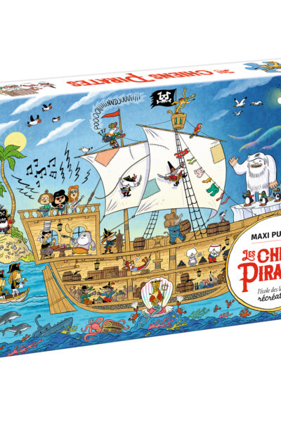 MAXI PUZZLE LES CHIENS PIRATES (200 PIECES)