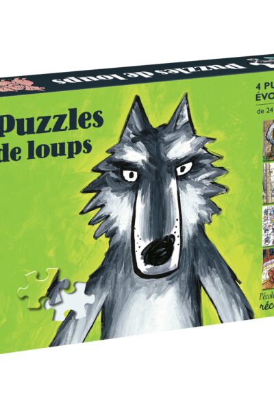 PUZZLES DE LOUPS - 4 PUZZLES EVOLUTIFS