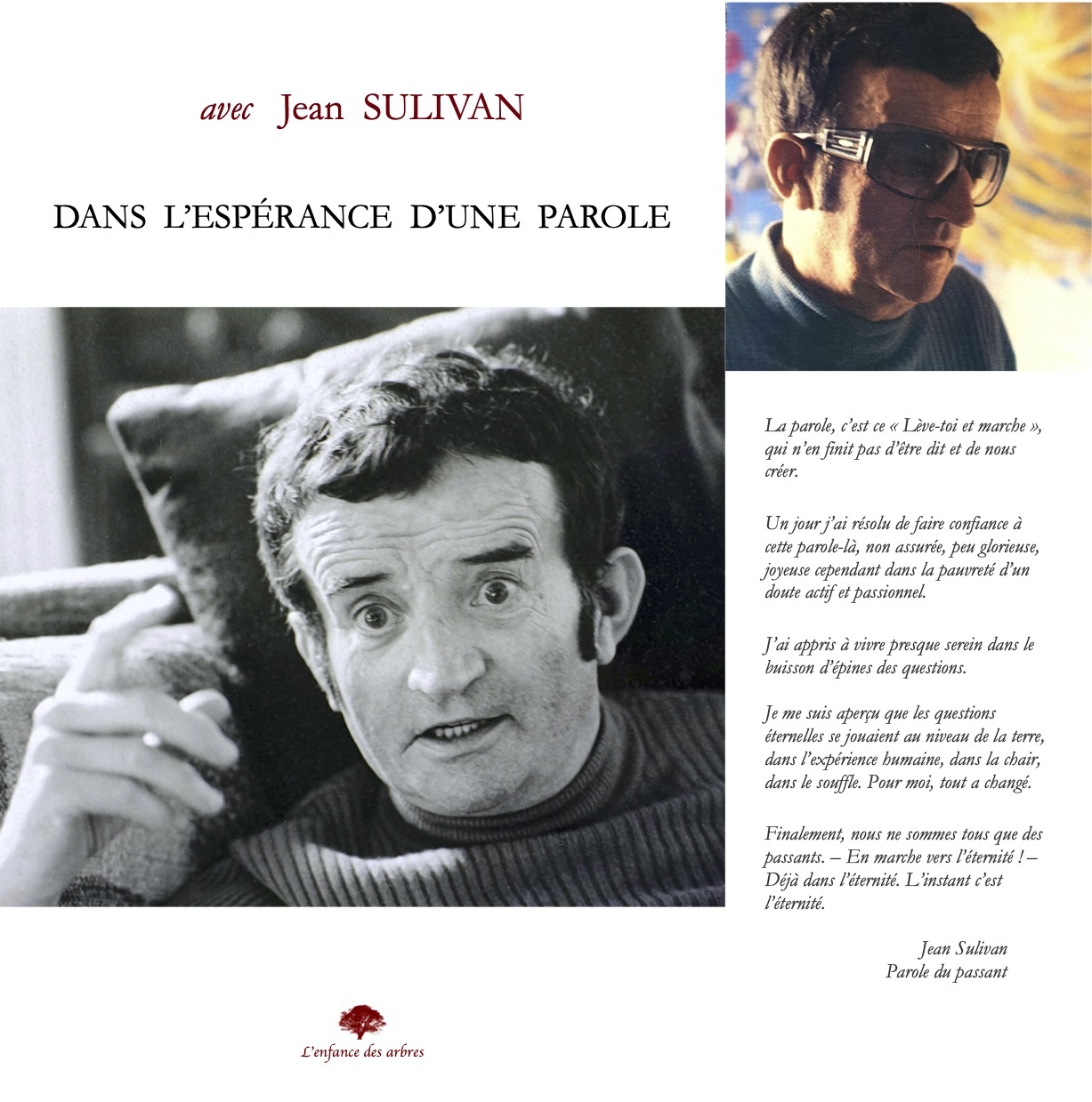AVEC JEAN SULIVAN, DANS L'ESPERANCE D'UNE PAROLE