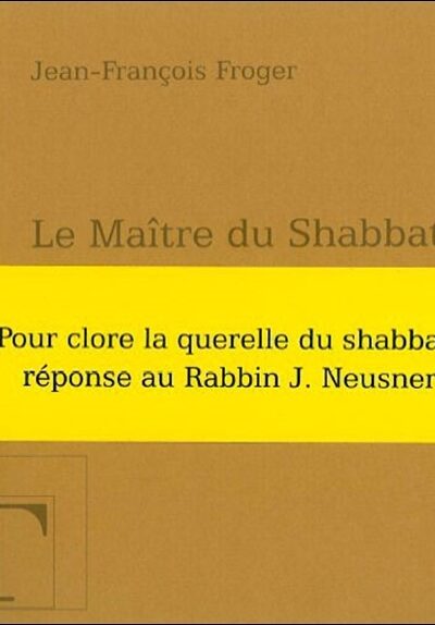 LE MAITRE DU SHABBAT