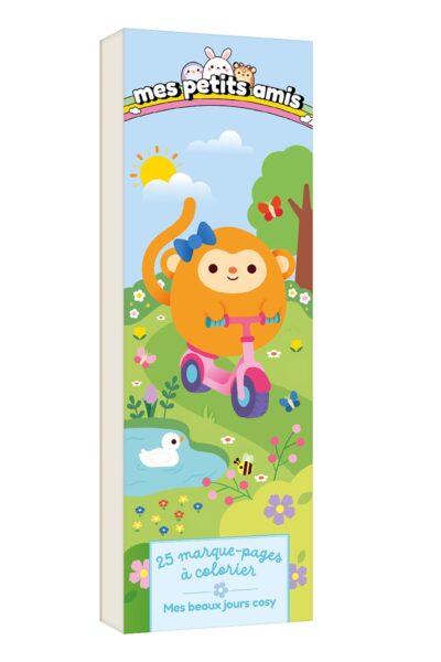 25 MARQUE-PAGES A COLORIER - MES PETITS AMIS - MES BEAUX JOURS COSY