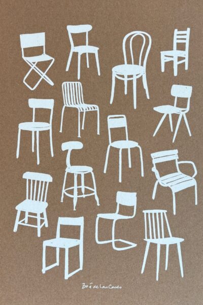CARNET A4 CHAISES - ZOE DE LAS CASES