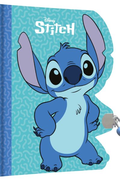 STITCH - CARNET SILHOUETTE AVEC CADENAS - DISNEY