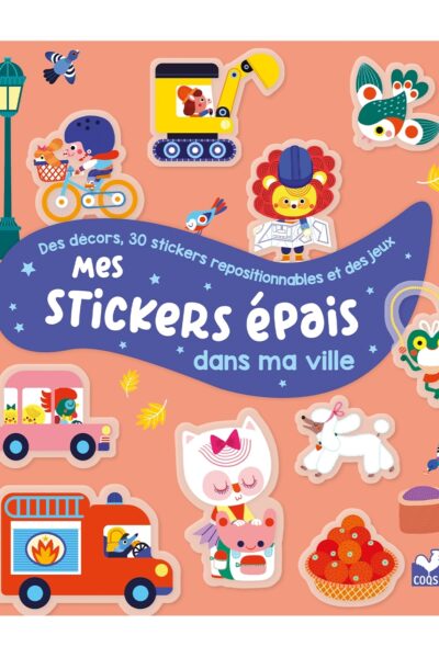 MES STICKERS EPAIS - DANS MA VILLE
