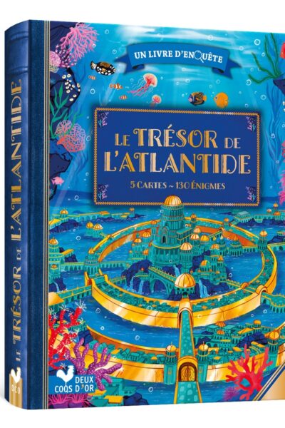 LE TRESOR DE L'ATLANTIDE - 5 CARTES - 130 ENIGMES